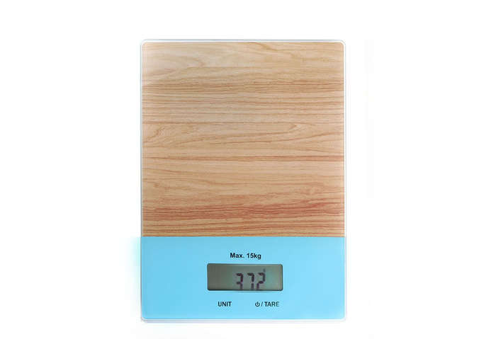 Tempered Glass Digital Kitchen Scale with LCD Display