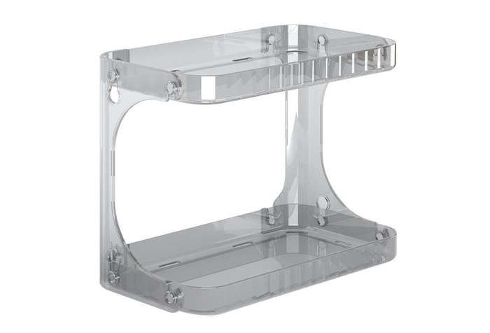 2-Tier Vanity Tray Shelf for Makeup Cosmetic