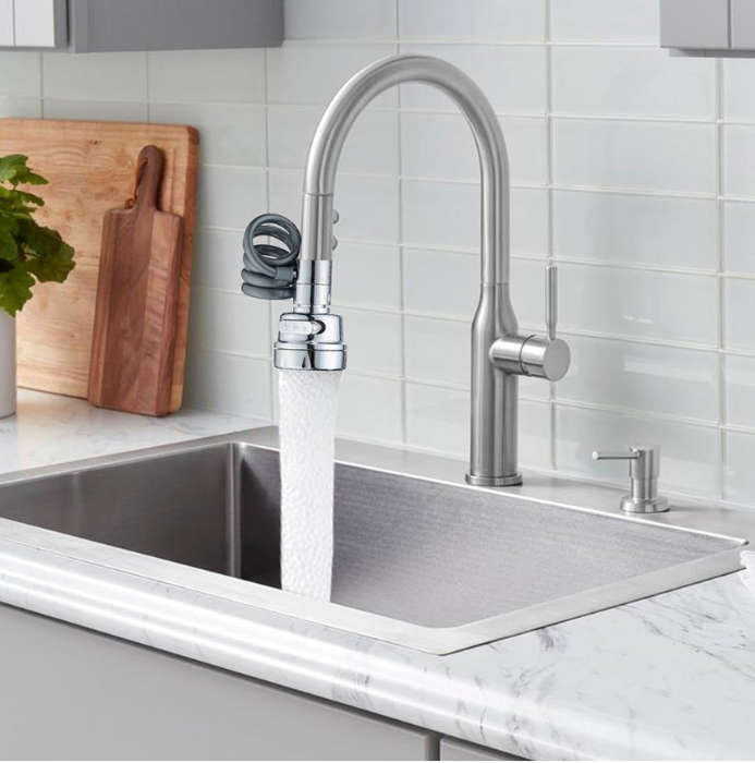 Sink Faucet Head Extender - 360 Degree Rotation