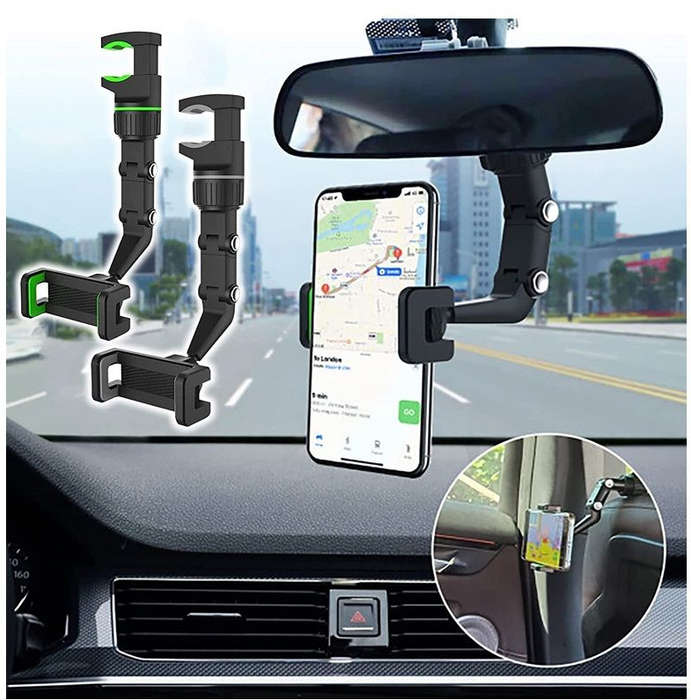Car Mirror Mobile Phone Holder