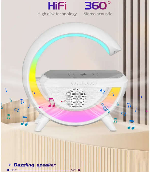 LED Wireless Charging Speaker