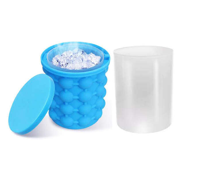 Ice Cube Maker Silicone Bucket