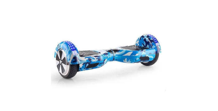 6.5 Inch Smart Auto Balance Hoverboard With Bluetooth Speaker- blue