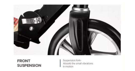 Folding Aluminum Adult Kick Scooter Two Big Wheel Street Scooter