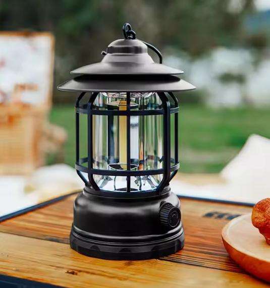 Emergency Lamp Portable Hanging Rechargeable Lantern LED Camping Tent Lights