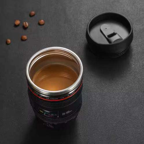 Classic Style Camera Lens Coffee Mug Stainless Steel Drinkware