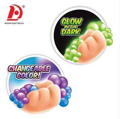 Magic Mix Slime Foam Squeeze Mesh Ball Kit Kids Toys