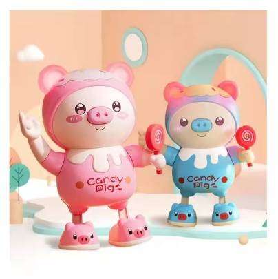 Interactive Dancing Pig Electronic Pets With Swing Light Music