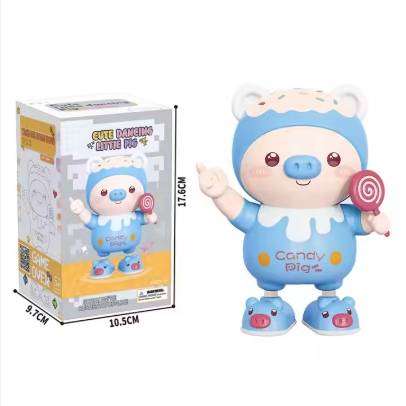 Interactive Dancing Pig Electronic Pets With Swing Light Music
