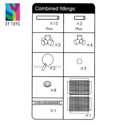 SY Sport Game Playing Toys Ping Pong Table Foldable for Kids