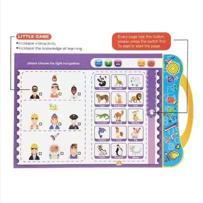 Reading Book Electronic Book English E-book for Kids to Study Pronunciation of Words