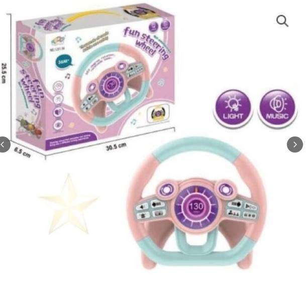 Children's Simulation Mini Steering Wheel Simulated Steering Wheel Toys for Toddlers