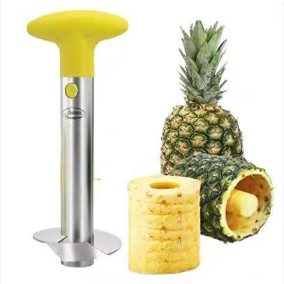 Pineapple Easy Slicer Pineapple Corer Slicer Cutter Peeler Stainless Steel Kitchen Gadget