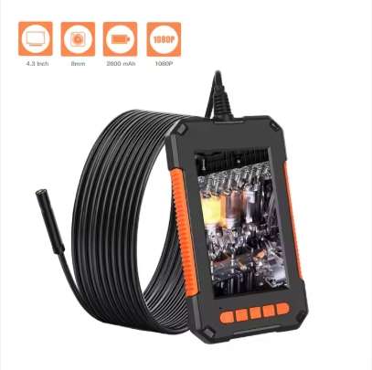 5m Portable 2.0mp Waterproof Inspection Borescope Camera 1080P HD TFT IPS 4.3 Inch LCD Screen Q-NK68