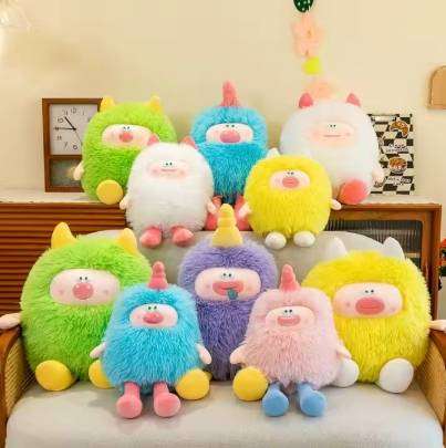 Cute Long Hair Little Monster Plush Dolls