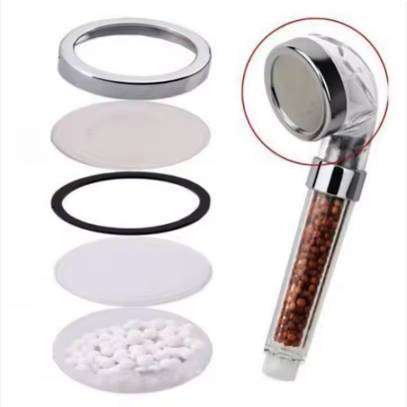 Handheld Water-saving Bath Shower Nozzle Sprinkler Sprayer Filter Transparent