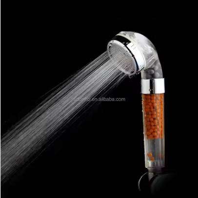 Handheld Water-saving Bath Shower Nozzle Sprinkler Sprayer Filter Transparent
