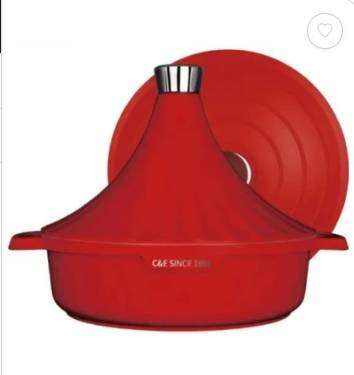 Nonstick Two Lids Induction Die Cast Aluminum Tagine Moroccan Pot