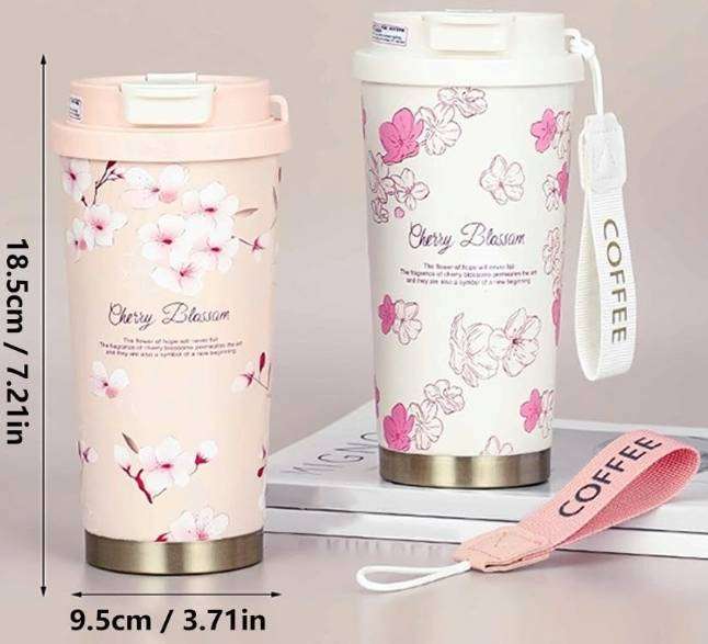 Double Wall Stainless Steel Vacuum Insulated Tumbler with Straw