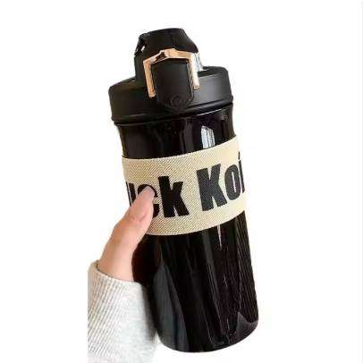Steel Vacuum Flask Mug With Double Drinking Lid Drinking Mug