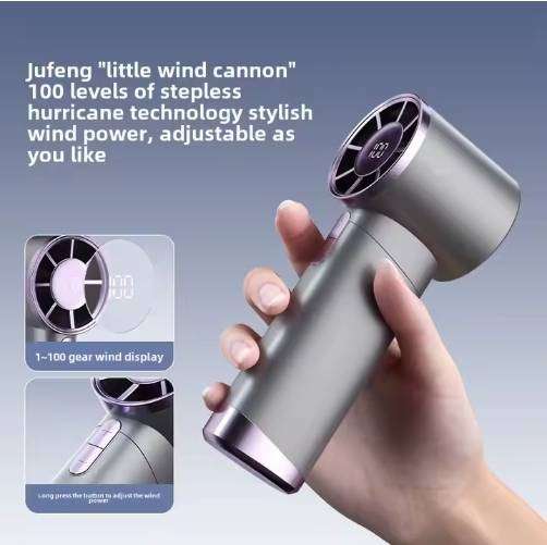 High-Speed 100-Speed Handheld Mini Portable Fan