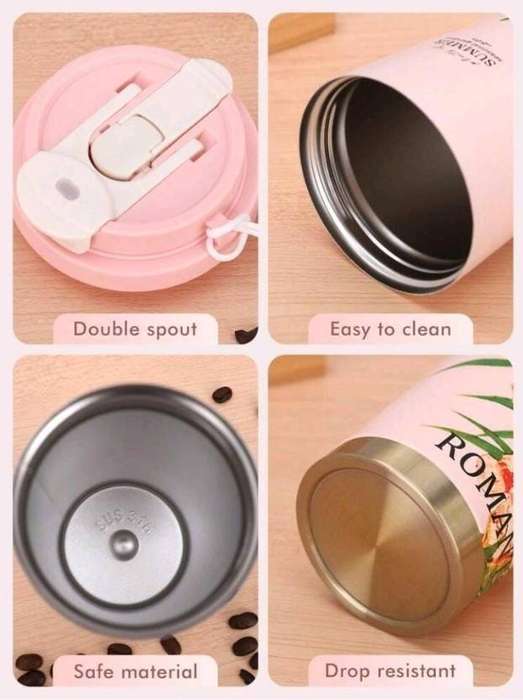 Double Wall Stainless Steel Vacuum Insulated Tumbler Portable Coffee Mug for Camping