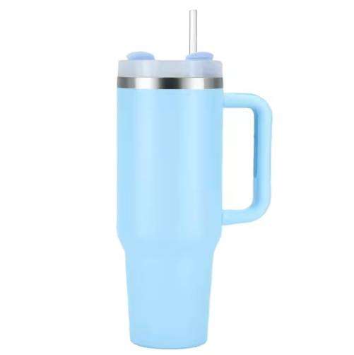 Tumbler Adventure Stainless Steel Ice Cup 40 oz Tumbler with Handle And Straw