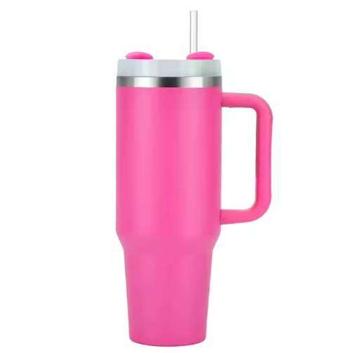 Tumbler Adventure Stainless Steel Ice Cup 40 oz Tumbler with Handle And Straw