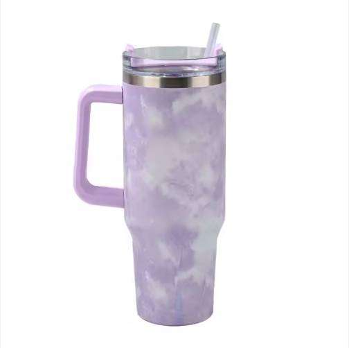Tumbler with Handle Stainless Steel Insulated Water Bottle Travel Thermos