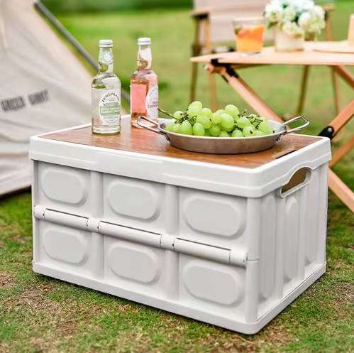 Outdoor Camping Storage Container Box Fold-able Car Storage Box Multi-functional Storage Box