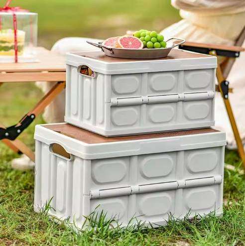 Outdoor Camping Storage Container Box Fold-able Car Storage Box Multi-functional Storage Box