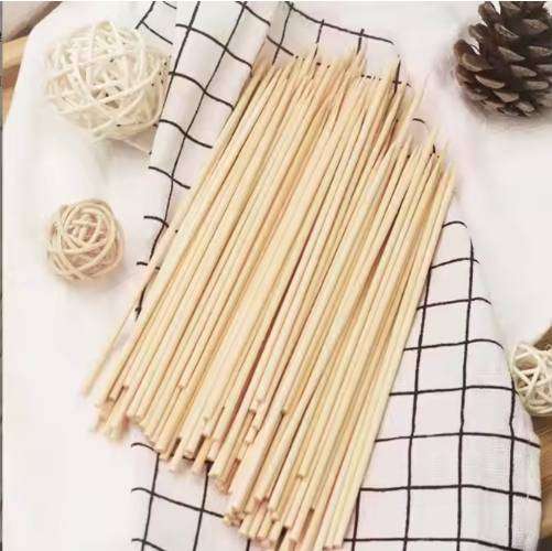 Kebab Rotating Bamboo Stick, Standard Natural Grill BBQ Bamboo Skewers