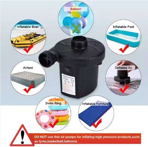 Inflatable Pump Electric Air Mattress Pump