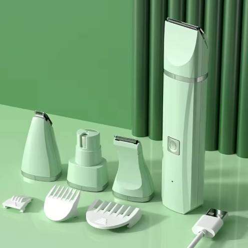 4-in-1 Comfortable Electric Rechargeable Pet Grooming Kit Dog Cat Claw