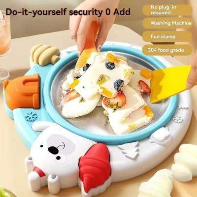 Electric Homemade Stir Yogurt Maker Machine DIY Small Fried Ice Tray Sets for Children