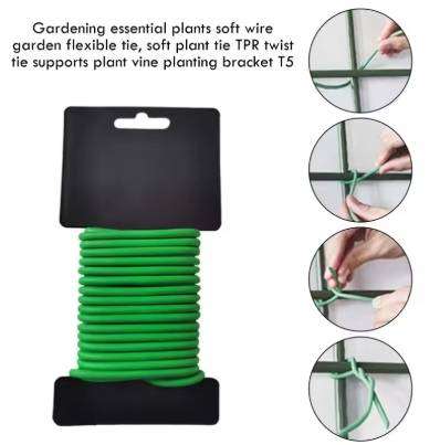 Gardening Essential Plants Soft Wire Twist Tie Supports Plant Vine Planting Bracket