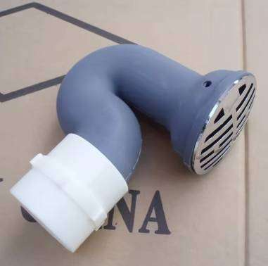 Drainer Engineering Stainless Steel Floor Drain U-shaped Plastic Bend Two-way P-bend Drain Pipe