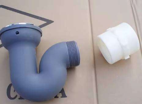 Drainer Engineering Stainless Steel Floor Drain U-shaped Plastic Bend Two-way P-bend Drain Pipe