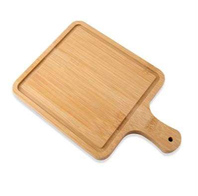 Natural Bamboo Charcuterie Plate Cheese Board Wooden Chopping Blocks Serving Cutting Boards for Home