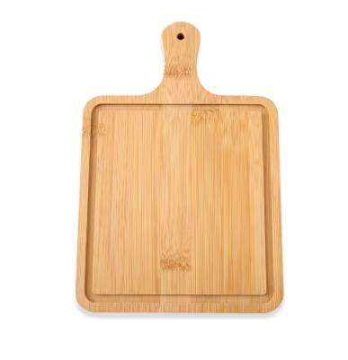 Natural Bamboo Charcuterie Plate Cheese Board Wooden Chopping Blocks Serving Cutting Boards for Home