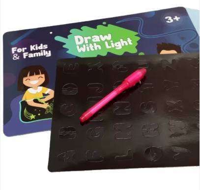 Magnetic Drawing Board Glow in Dark with Light - Drawing Tablet, LCD Writing Tablet for Kids