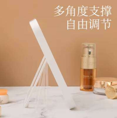 Touch Screen Dimming Folding Cosmetic Travel Portable Mirror With Led Light Makeup Make up Mirror
