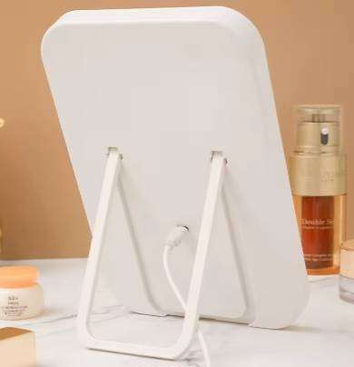 Touch Screen Dimming Folding Cosmetic Travel Portable Mirror With Led Light Makeup Make up Mirror