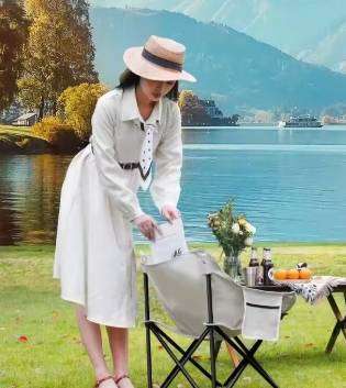 Camping Folding Lightweight Moon Chair for Beach Hiking Picnic Camping Chairs Folding