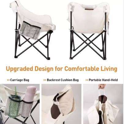 Lightweight Outdoor Folding Camping Cotton Moon Chair Outdoor