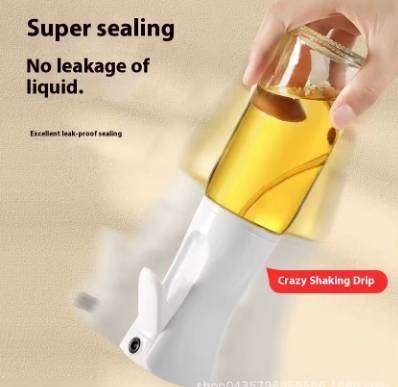 Food Grade Glass Oil Pot Spray Bottle Non-Drip Kitchen Household Oil Sprayer for Cooking Essential