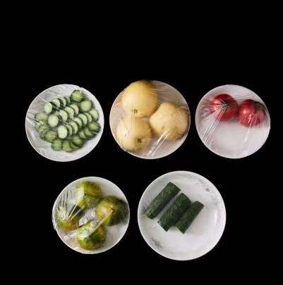 Disposable Food Cover Saran Wrap Food Cover Food Grade Fruit Fresh-keeping Plastic Bag Kitchen