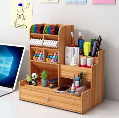 Office Desktop Supplies Pencil Holder Stationery Organizer