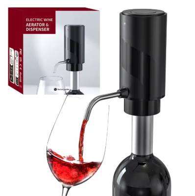Liquor Pump Portable Automatic One-Touch Instant Wine Decanter USB Rechargeable Alcohol Dispenser