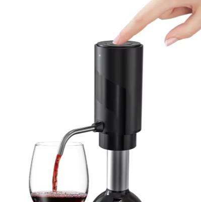Liquor Pump Portable Automatic One-Touch Instant Wine Decanter USB Rechargeable Alcohol Dispenser